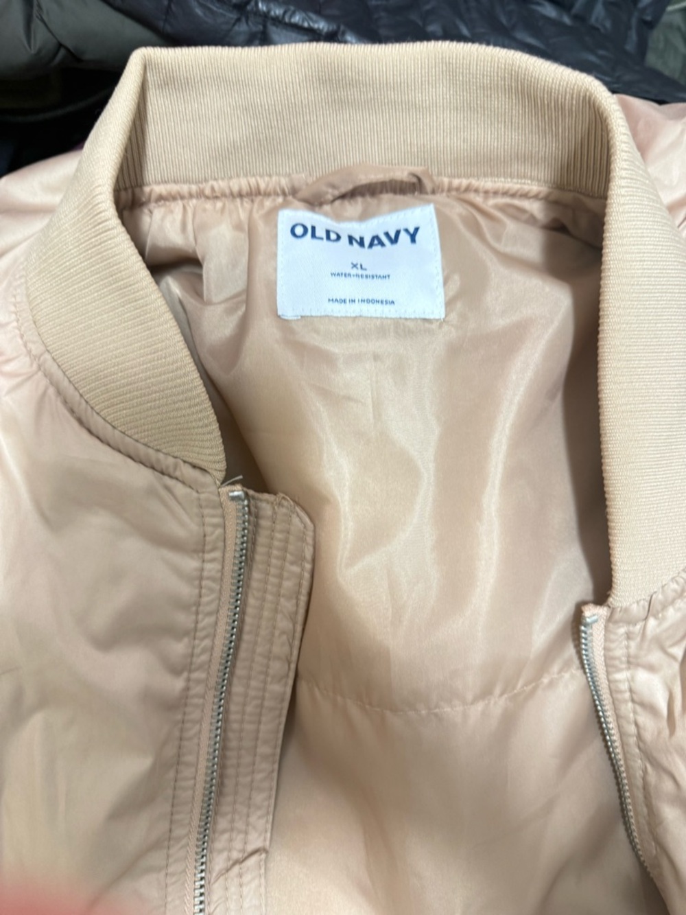 Spring sale for you- Old Navy beige bomber jacket
